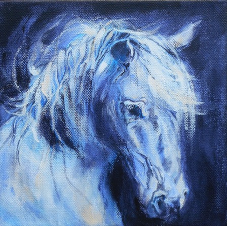 Classic Horse 
8” x 8” acrylic on canvas